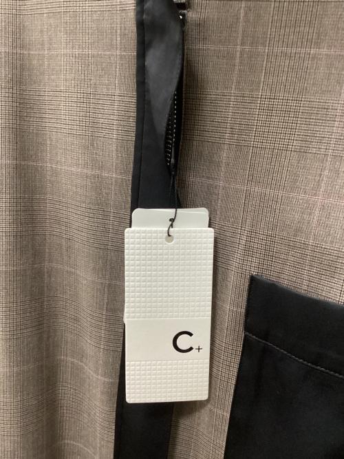 C+（シー）C+ (シー) ジップジャケット ベージュ サイズ:38 未使用品の古着・服飾アイテム