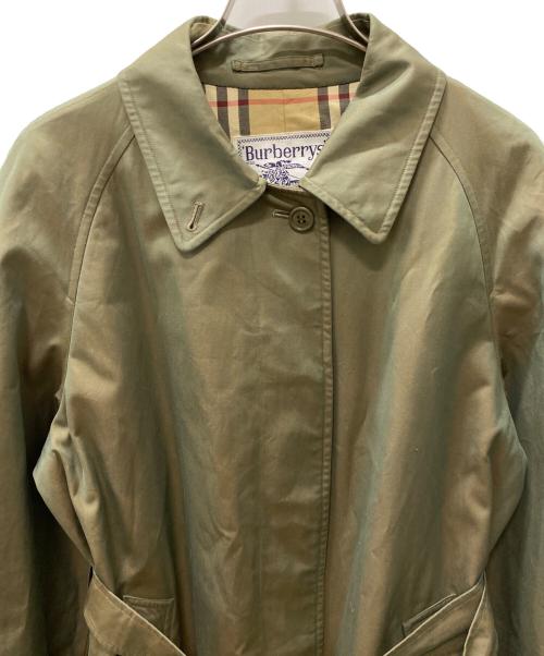 Burberry's（バーバリーズ）Burberry's (バーバリーズ) ステンカラーコート オリーブ サイズ:不明の古着・服飾アイテム