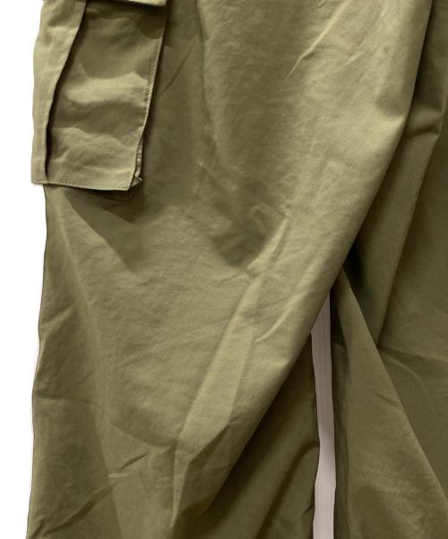 adidas（アディダス）adidas (アディダス) 軽パン ストレッチカーゴパンツ グリーン サイズ:Mの古着・服飾アイテム