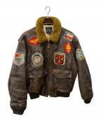 AVIREXアヴィレックス）の古着「G-1ジャケット」｜ブラウン