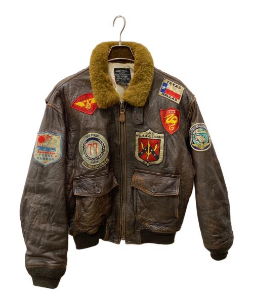 AVIREX（アヴィレックス）AVIREX (アヴィレックス) G-1ジャケット ブラウン サイズ:Sの古着・服飾アイテム