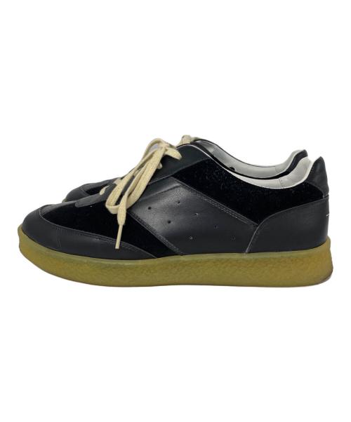 MM6 Maison Margiela（エムエムシックスメゾンマルジェラ）MM6 Maison Margiela (エムエムシックスメゾンマルジェラ) 6コートローカットスニーカー ブラック サイズ:43の古着・服飾アイテム