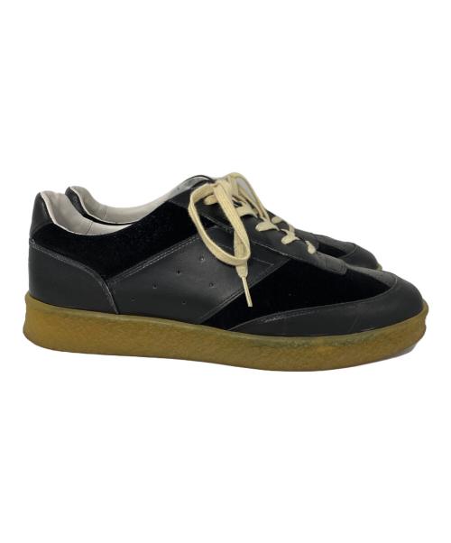 MM6 Maison Margiela（エムエムシックスメゾンマルジェラ）MM6 Maison Margiela (エムエムシックスメゾンマルジェラ) 6コートローカットスニーカー ブラック サイズ:43の古着・服飾アイテム