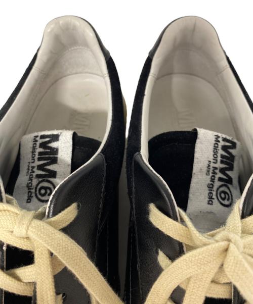 MM6 Maison Margiela（エムエムシックスメゾンマルジェラ）MM6 Maison Margiela (エムエムシックスメゾンマルジェラ) 6コートローカットスニーカー ブラック サイズ:43の古着・服飾アイテム