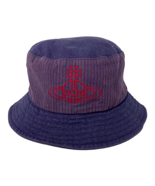 Vivienne Westwood（ヴィヴィアンウエストウッド）Vivienne Westwood (ヴィヴィアンウエストウッド) バケットハット パープルの古着・服飾アイテム