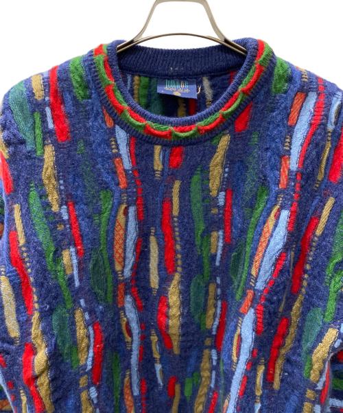 limnos（リムノス）limnos (リムノス) 厚手ニット ブルー サイズ:Lの古着・服飾アイテム
