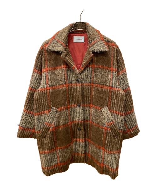 JOHNBULL（ジョンブル）JOHNBULL (ジョンブル) シャギーコート ブラウン サイズ:Freeの古着・服飾アイテム
