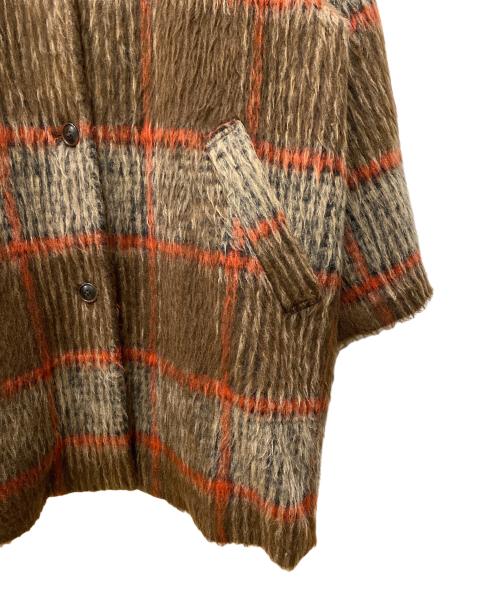 JOHNBULL（ジョンブル）JOHNBULL (ジョンブル) シャギーコート ブラウン サイズ:Freeの古着・服飾アイテム