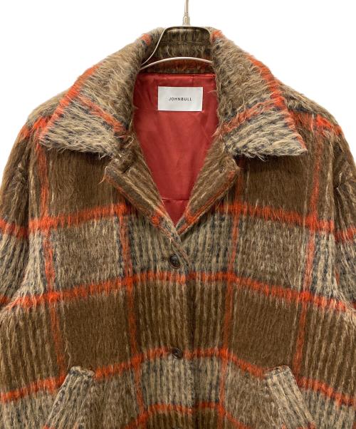 JOHNBULL（ジョンブル）JOHNBULL (ジョンブル) シャギーコート ブラウン サイズ:Freeの古着・服飾アイテム