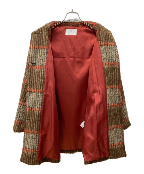 JOHNBULL（ジョンブル）JOHNBULL (ジョンブル) シャギーコート ブラウン サイズ:Freeの古着・服飾アイテム