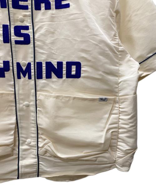 CMF OUTDOOR GARMENT（コンフィーアウトドアガーメント）CMF OUTDOOR GARMENT (コンフィーアウトドアガーメント) 半袖ベースボールシャツ アイボリー サイズ:Lの古着・服飾アイテム