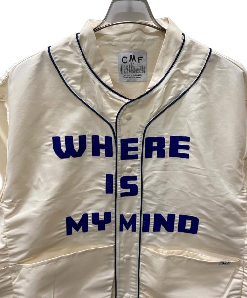 CMF OUTDOOR GARMENT（コンフィーアウトドアガーメント）CMF OUTDOOR GARMENT (コンフィーアウトドアガーメント) 半袖ベースボールシャツ アイボリー サイズ:Lの古着・服飾アイテム