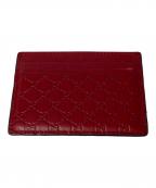 GUCCIグッチ）の古着「カードケース」｜レッド