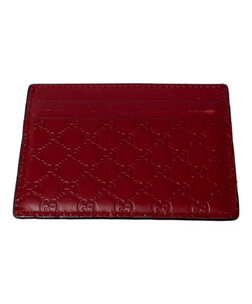GUCCI（グッチ）GUCCI (グッチ) カードケース レッドの古着・服飾アイテム