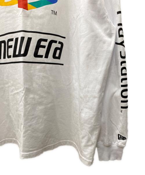 New Era（ニューエラ）New Era (ニューエラ) 長袖カットソー ホワイト サイズ:XLの古着・服飾アイテム