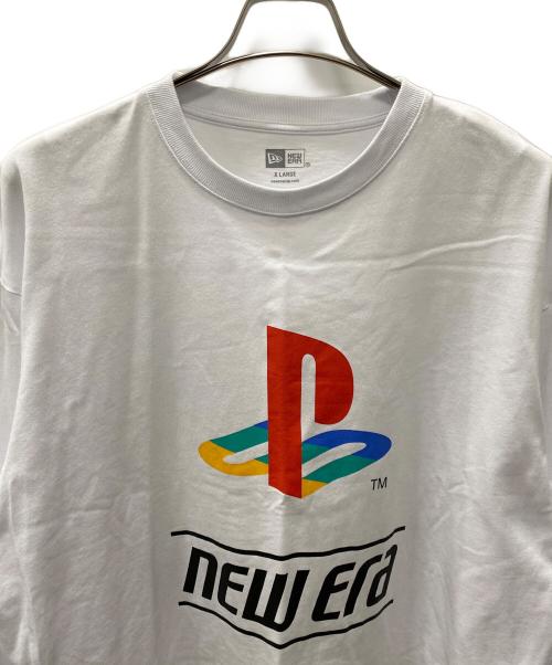 New Era（ニューエラ）New Era (ニューエラ) 長袖カットソー ホワイト サイズ:XLの古着・服飾アイテム