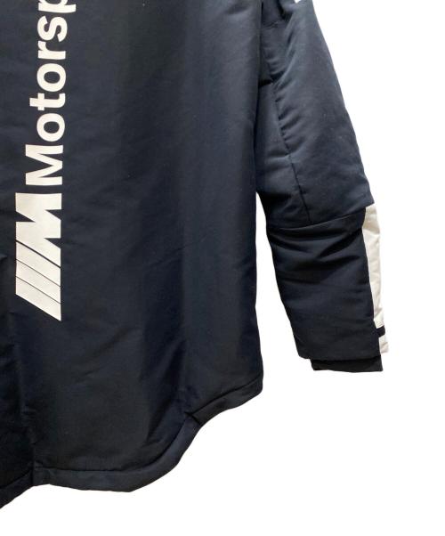 PUMA（プーマ）PUMA (プーマ) BMW (ビーエムダブリュー) 中綿ジャケット ブラック サイズ:Lの古着・服飾アイテム
