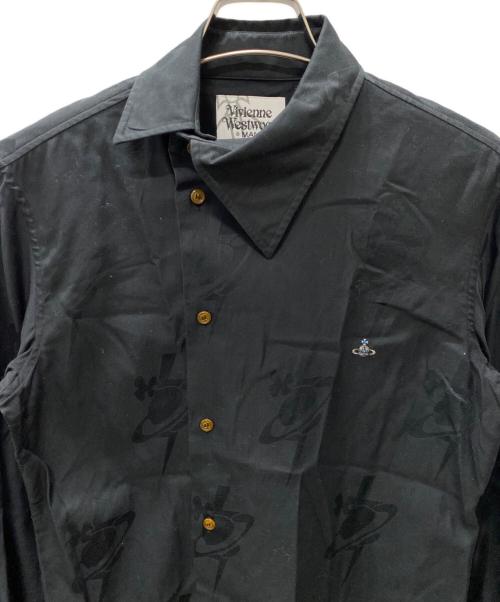 Vivienne Westwood man（ヴィヴィアン ウェストウッド マン）Vivienne Westwood man (ヴィヴィアン ウェストウッド マン) 長袖シャツ ブラック サイズ:46の古着・服飾アイテム