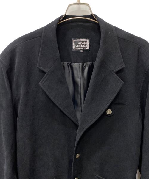 GIANNI VERSACE（ジャンニ・ヴェルサーチ）GIANNI VERSACE (ジャンニ・ヴェルサーチ) セットアップスーツ ブラック サイズ:XXLの古着・服飾アイテム