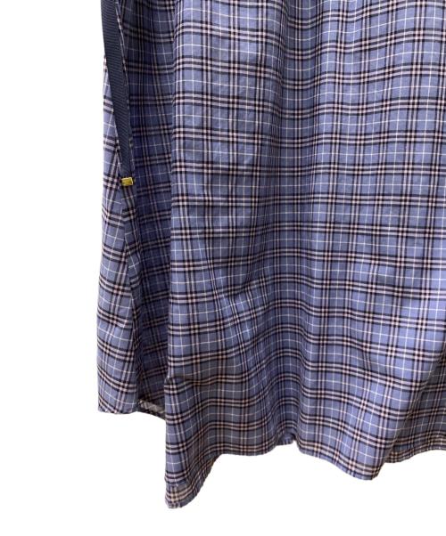 BLUE LABEL CRESTBRIDGE（ブルーレーベルクレストブリッジ）BLUE LABEL CRESTBRIDGE (ブルーレーベルクレストブリッジ) 半袖ワンピース パープル サイズ:38の古着・服飾アイテム
