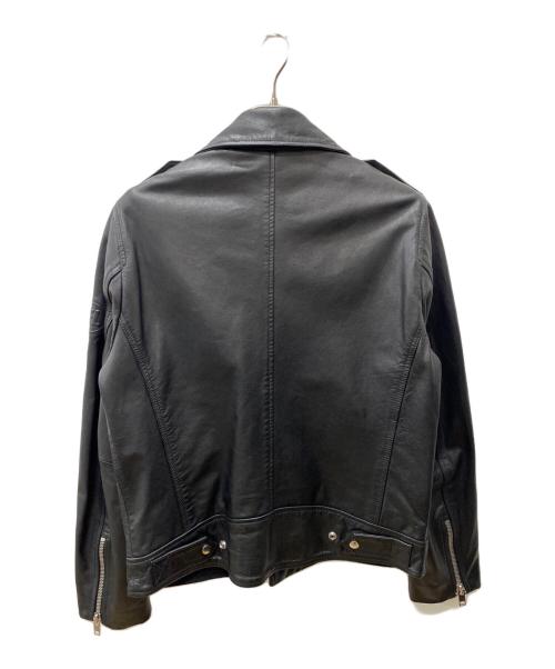 DIESEL（ディーゼル）DIESEL (ディーゼル) ダブルライダースジャケット ブラック サイズ:Lの古着・服飾アイテム