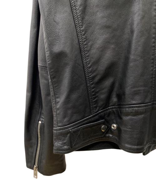 DIESEL（ディーゼル）DIESEL (ディーゼル) ダブルライダースジャケット ブラック サイズ:Lの古着・服飾アイテム