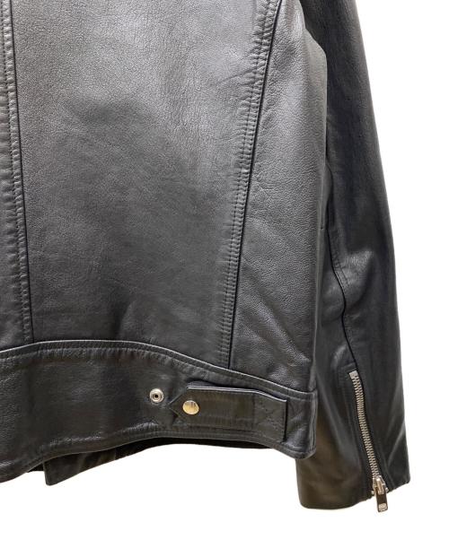DIESEL（ディーゼル）DIESEL (ディーゼル) ダブルライダースジャケット ブラック サイズ:Lの古着・服飾アイテム