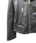 DIESEL (ディーゼル) ダブルライダースジャケット ブラック サイズ:L：40000円