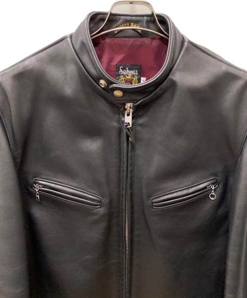 Schott（ショット）Schott (ショット) ライダースジャケット ブラック サイズ:42の古着・服飾アイテム