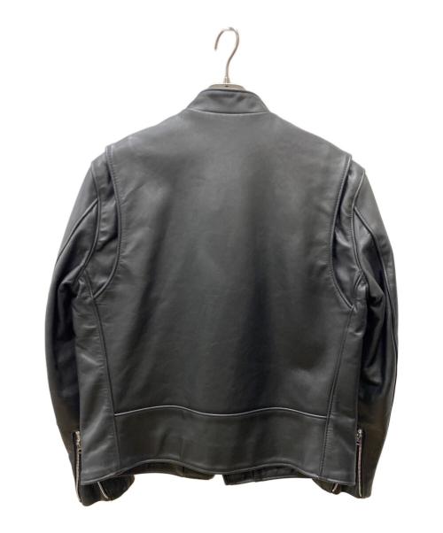 Schott（ショット）Schott (ショット) ライダースジャケット ブラック サイズ:42の古着・服飾アイテム