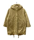 Spick and Spanスピック＆スパン）の古着「撥水フーデッドダウンコート」｜ベージュ