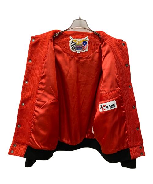 JEFF HAMILTON（ジェフハミルトン）JEFF HAMILTON (ジェフハミルトン) レーシングジャケット レッド サイズ:Lの古着・服飾アイテム