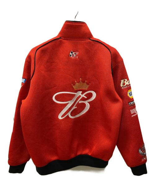 JEFF HAMILTON（ジェフハミルトン）JEFF HAMILTON (ジェフハミルトン) レーシングジャケット レッド サイズ:Lの古着・服飾アイテム