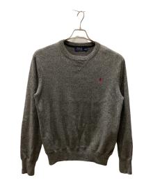 POLO RALPH LAUREN（ポロ・ラルフローレン）の古着「厚手ニット」｜グレー