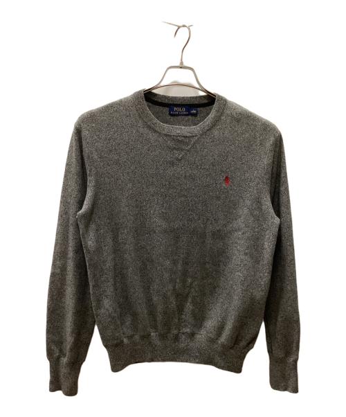 POLO RALPH LAUREN（ポロ・ラルフローレン）POLO RALPH LAUREN (ポロ・ラルフローレン) 厚手ニット グレー サイズ:Sの古着・服飾アイテム
