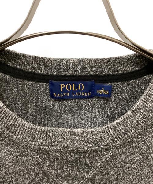POLO RALPH LAUREN（ポロ・ラルフローレン）POLO RALPH LAUREN (ポロ・ラルフローレン) 厚手ニット グレー サイズ:Sの古着・服飾アイテム