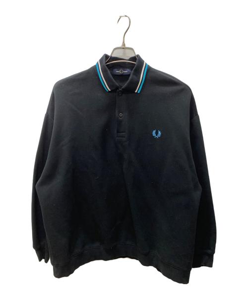 FRED PERRY（フレッドペリー）FRED PERRY (フレッドペリー) BEAMS (ビームス) 長袖ポロシャツ ブラック サイズ:Sの古着・服飾アイテム