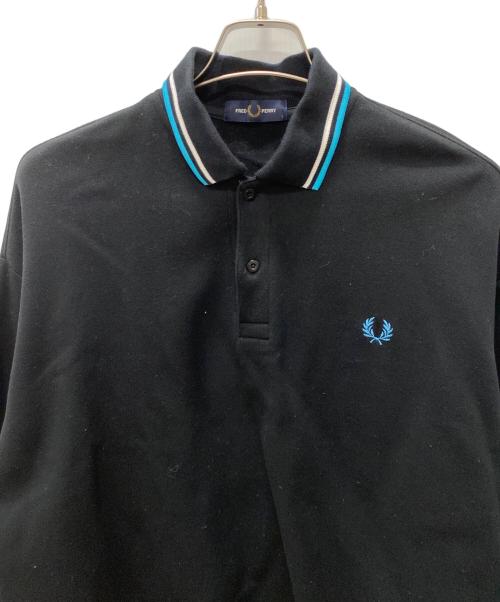 FRED PERRY（フレッドペリー）FRED PERRY (フレッドペリー) BEAMS (ビームス) 長袖ポロシャツ ブラック サイズ:Sの古着・服飾アイテム