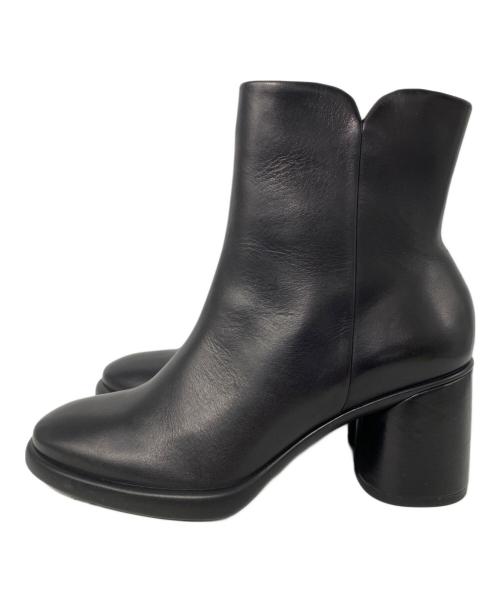 ECCO（エコー）ECCO (エコー) ショートブーツ ブラック サイズ:23.5cmの古着・服飾アイテム