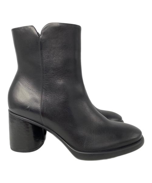 ECCO（エコー）ECCO (エコー) ショートブーツ ブラック サイズ:23.5cmの古着・服飾アイテム
