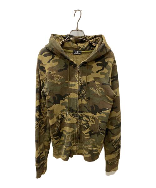 Hysteric Glamour（ヒステリックグラマー）Hysteric Glamour (ヒステリックグラマー) ジップパーカー オリーブ サイズ:Freeの古着・服飾アイテム