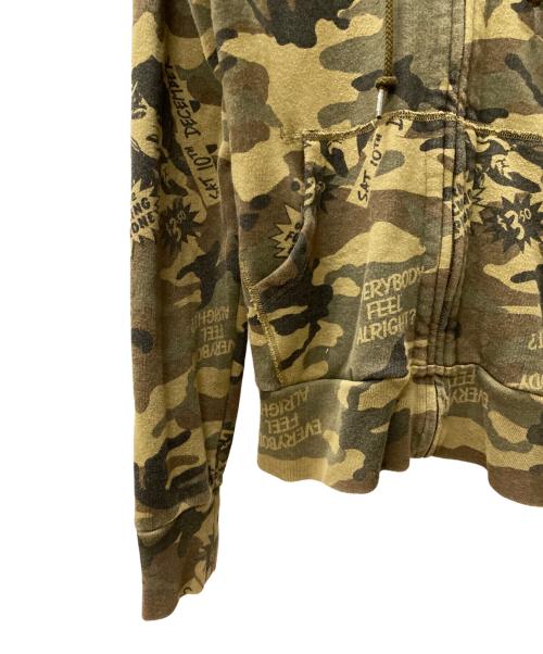 Hysteric Glamour（ヒステリックグラマー）Hysteric Glamour (ヒステリックグラマー) ジップパーカー オリーブ サイズ:Freeの古着・服飾アイテム