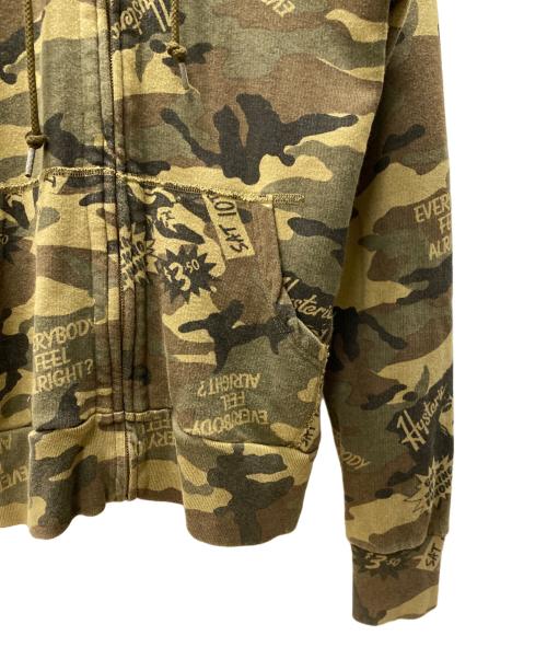 Hysteric Glamour（ヒステリックグラマー）Hysteric Glamour (ヒステリックグラマー) ジップパーカー オリーブ サイズ:Freeの古着・服飾アイテム