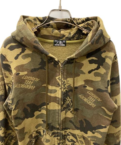 Hysteric Glamour（ヒステリックグラマー）Hysteric Glamour (ヒステリックグラマー) ジップパーカー オリーブ サイズ:Freeの古着・服飾アイテム