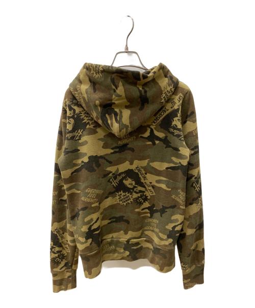 Hysteric Glamour（ヒステリックグラマー）Hysteric Glamour (ヒステリックグラマー) ジップパーカー オリーブ サイズ:Freeの古着・服飾アイテム
