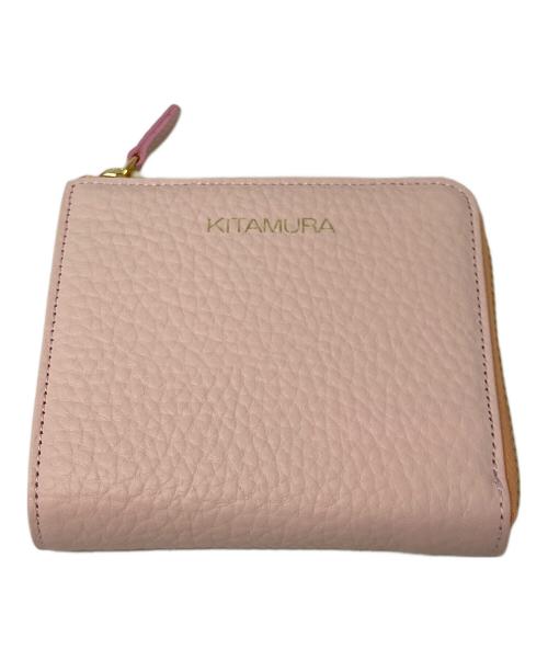 KITAMURA（キタムラ）KITAMURA (キタムラ) 2つ折り財布 ピンクの古着・服飾アイテム