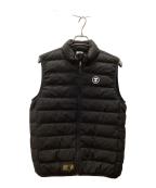 Aape BY A BATHING APEエーエイプ バイ アベイシングエイプ）の古着「ダウンベスト」｜ブラック