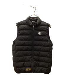 Aape BY A BATHING APE（エーエイプ バイ アベイシングエイプ）の古着「ダウンベスト」｜ブラック