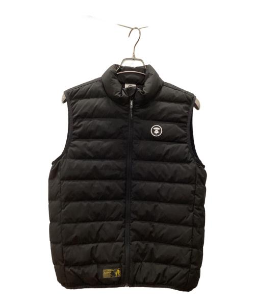 Aape BY A BATHING APE（エーエイプ バイ アベイシングエイプ）Aape BY A BATHING APE (エーエイプ バイ アベイシングエイプ) ダウンベスト ブラック サイズ:Mの古着・服飾アイテム