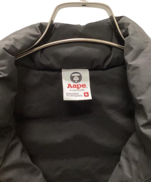 Aape BY A BATHING APE（エーエイプ バイ アベイシングエイプ）Aape BY A BATHING APE (エーエイプ バイ アベイシングエイプ) ダウンベスト ブラック サイズ:Mの古着・服飾アイテム